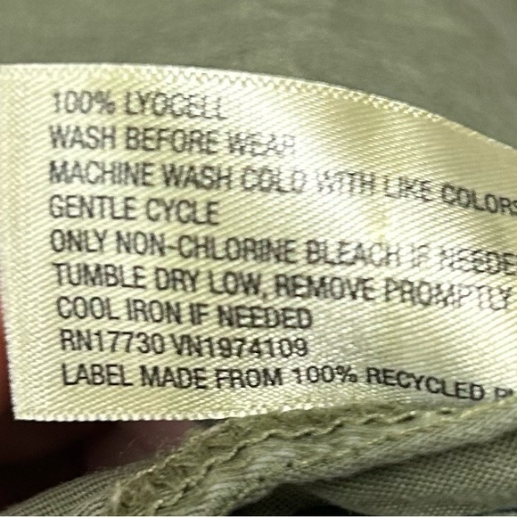 Knox Rose Large Olive Green Lyocell Dress - Picture 7 of 7